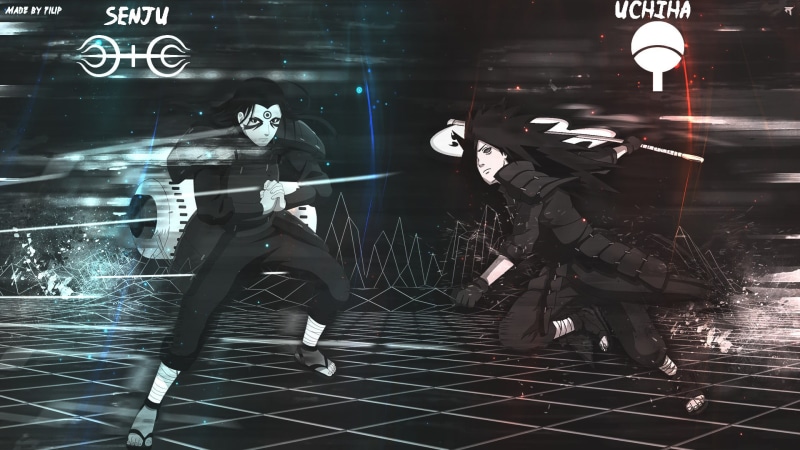 火影忍者高清壁纸合集：柱间与斑的宿命对决