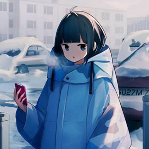 18张霸气高冷风格动漫女生QQ头像