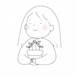 软萌简笔画小女孩头像 8张可爱高清女生头像来啦