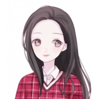 17张简约大方的手绘女生微信头像 高清质感直接用