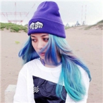 超拽感拉满！21张五颜六色染发女生QQ头像合集