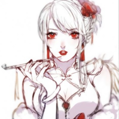 15张高清清冷感！二次元古风冷酷少女头像合集