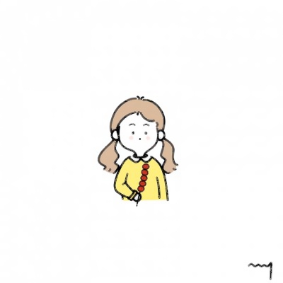 15张高清可爱女生手绘简笔画头像 适合当微信头像