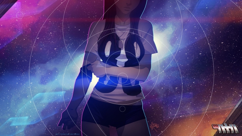 赛博朋克风太空少女壁纸合集