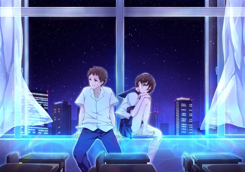 校服动漫壁纸 养眼男女角色高清720P