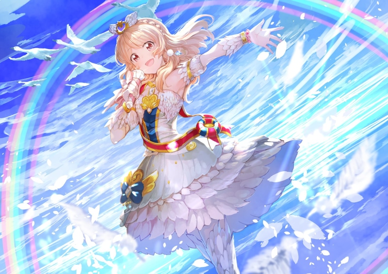 绝美动漫少女羽毛壁纸合集