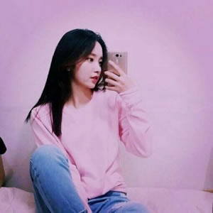 16张高清萌系粉色真人女生头像 软妹感拉满