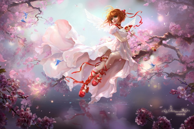 百变小樱绝美壁纸来袭！木之本樱樱花氛围感拉满