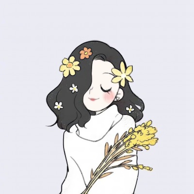 9张高清手绘简笔画女孩头像 适合当女生头像的漫画简笔画