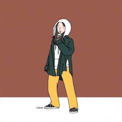 9张高清个性手绘女生卡通头像合集