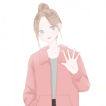 18张高清简约款！文艺动漫风女生头像合集