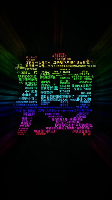 手机党必备！这套减肥励志壁纸帮你管住嘴迈开腿