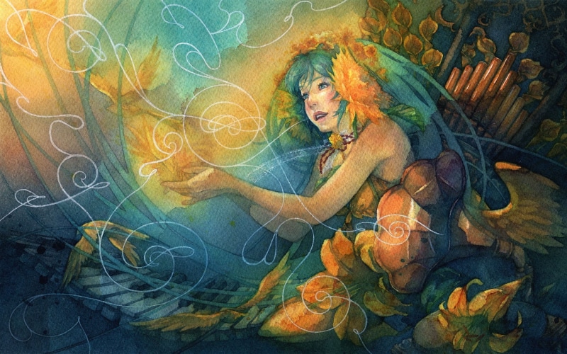 街头涂鸦初音未来 元气满满二次元壁纸