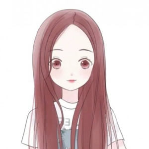 10张高清卡通阳光少女头像 简单又好看的动漫女生头像