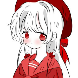 黑暗系红衣少女动漫头像 14张高清女生头像合集