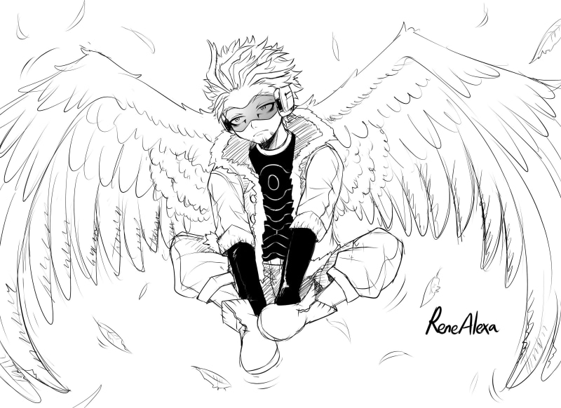 《我的英雄学院》霍克斯1080P高清壁纸 速存！