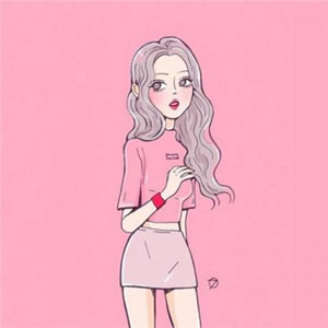 11张高清唯美手绘女生微信头像 氛围感拉满