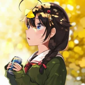 18张高清清纯可爱动漫女生头像合集