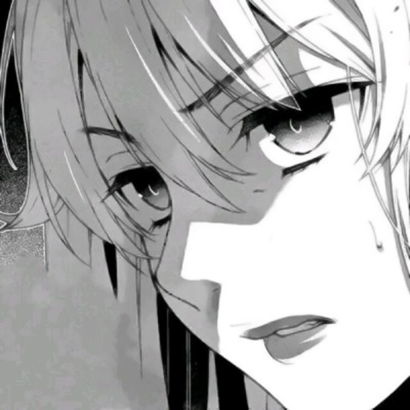 23张高清黑白款！霸气冷酷风女生漫画QQ头像