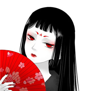 丧系红眼睛！12张高清黑暗风红眼动漫女生头像