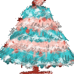 bling-bling圣诞树表情包来啦，斗图又有新素材啦