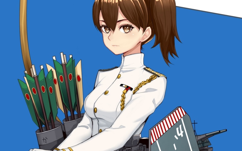 舰娘主题高清壁纸合集 竖屏俯拍美少女