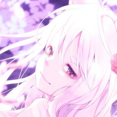 浅粉色系可爱动漫女生头像合集 17张高清图分享