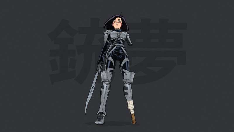 《铳梦》阿丽塔高清壁纸合集 飒爽短发战斗少女拉满氛围感