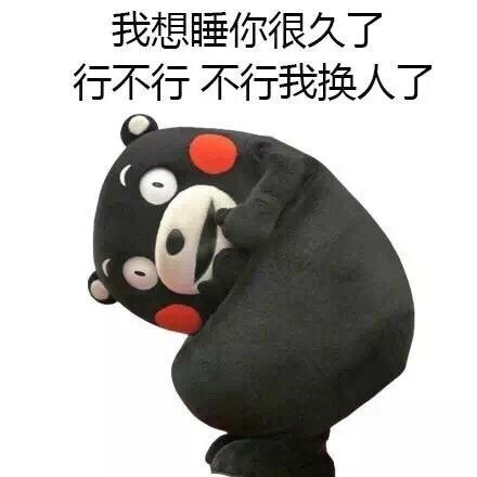 熊本熊土味表白表情包火了！“你会像保护你的小鸡鸡一样保护我吗？”这句话直接戳中聊天梗点