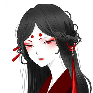 丧系红眼睛！12张高清黑暗风红眼动漫女生头像