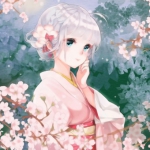 33张唯美古风漫画女生头像 优雅高清头像素材合集