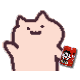 猫咪摇饮料GIF表情包