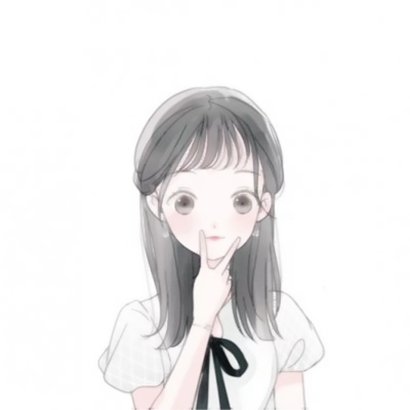 12张高清可爱的简约风女生动漫QQ头像