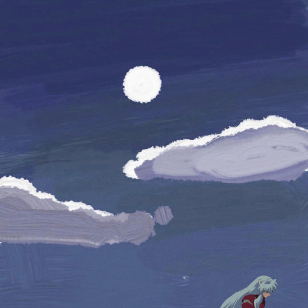 犬夜叉主题背景图和头像素材，作者令今争渡