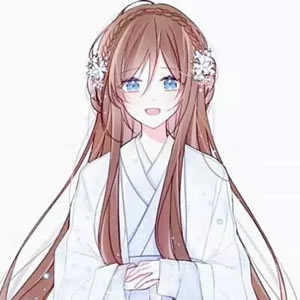 18张高清可爱长发女生漫画头像 唯美氛围感拉满