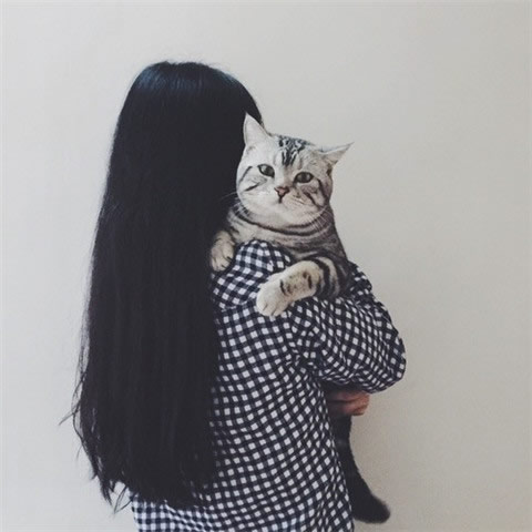 快手女生长发背影头像 12张高清快手专用头像合集