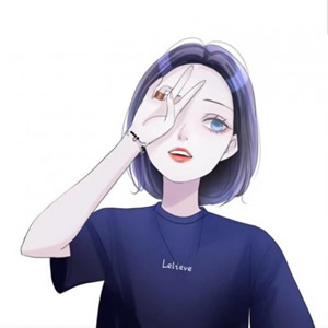 13张简约可爱动漫女生头像 高清又好看