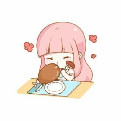 10张软萌卡通小女孩头像 卡哇伊风格女生头像合集