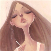 23张复古风二次元抽烟女生头像 氛围感拉满