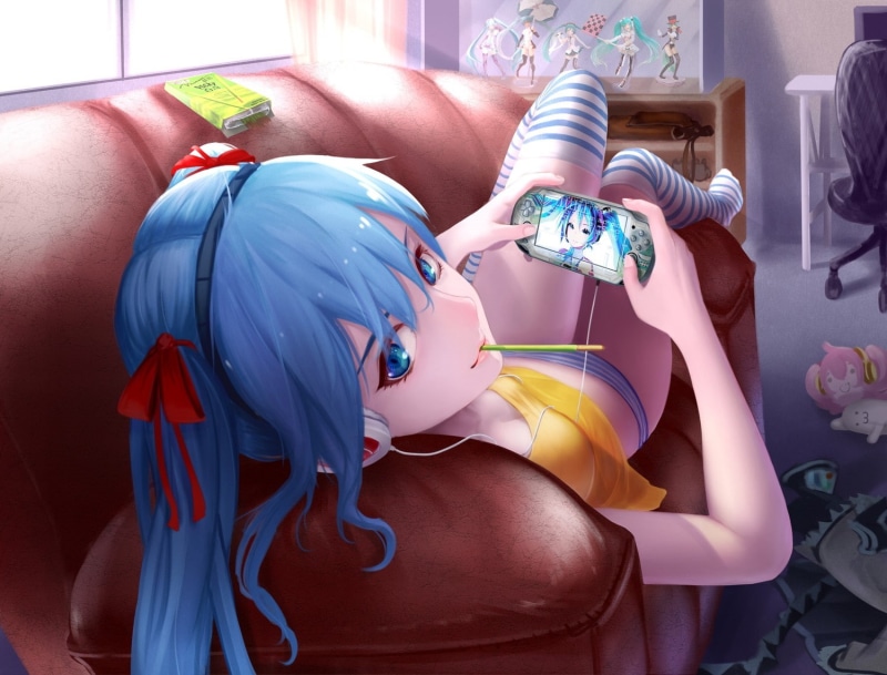 Vocaloid初音未来游戏主题壁纸合集，高清720P适配PSV掌机