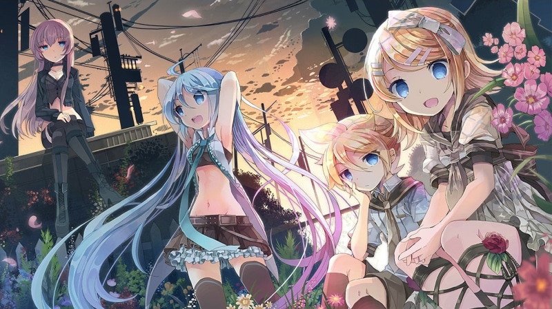 游乐园里的Vocaloid同人壁纸合集