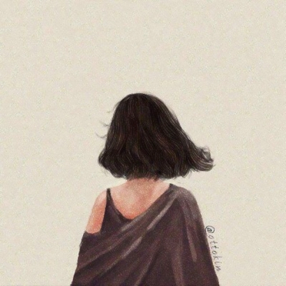 女生动漫背影QQ头像来啦！13张高清手绘唯美款任你挑