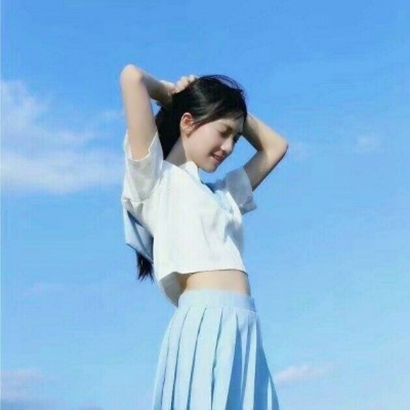 喜欢蓝色的女生看过来！12张清新可爱的浅蓝色QQ女生头像