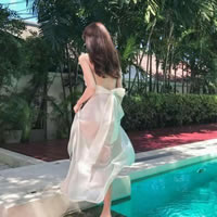 17张霸气性感女生露背QQ头像 精致氛围感拉满