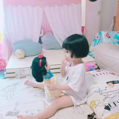 12张超萌混血小萝莉头像 高清颜值拉满的小女孩头像合集