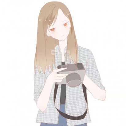 18张高清简约款！文艺动漫风女生头像合集