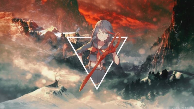 斩服少女缠流子壁纸来了！高清1080P画中画风格直接存