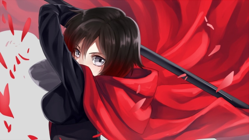 RWBY露比·罗丝壁纸合集！绝美红发少女的心动瞬间