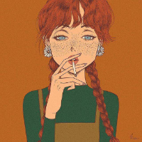 13张霸气手绘女生头像合集 个性女生头像素材库