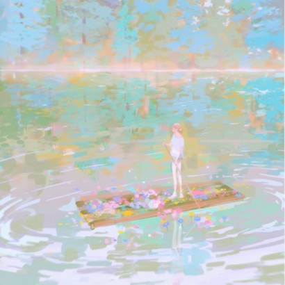 9张氛围感拉满！小清新意境女生插画头像